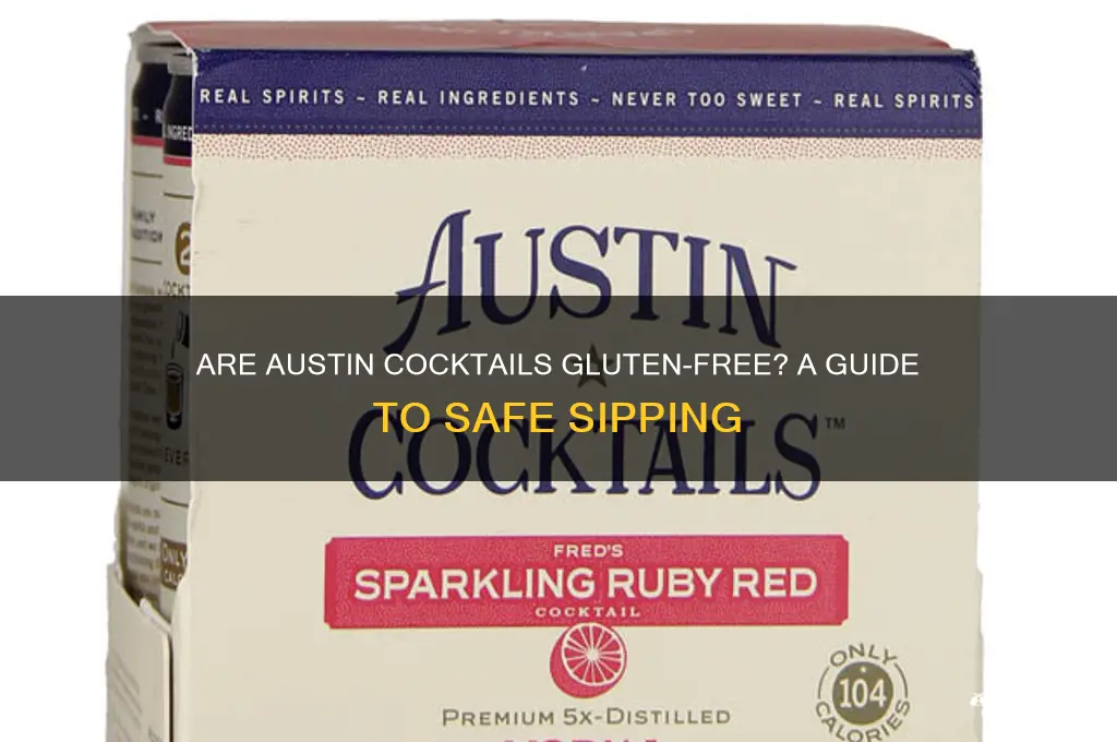 are austin cocktails gluten free