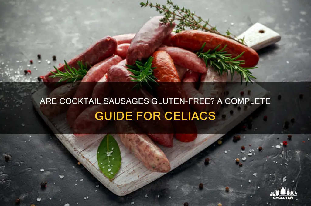 are cocktail sausages gluten free