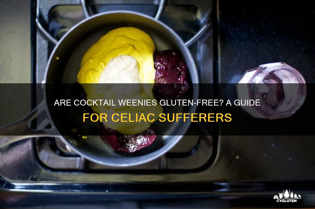 are cocktail weenies gluten free