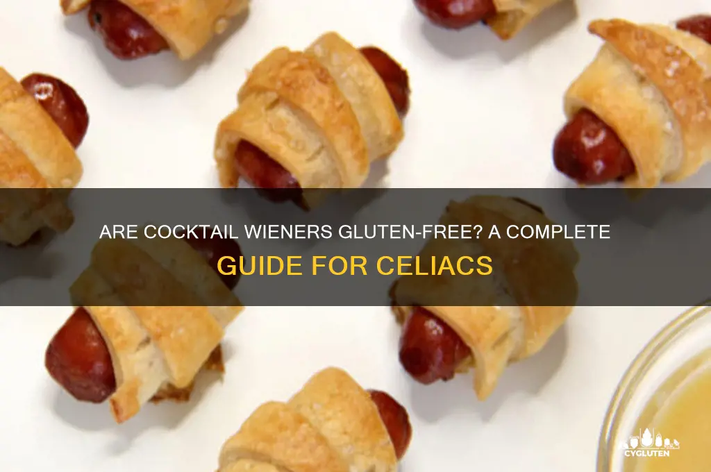 are cocktail weiners gluten free