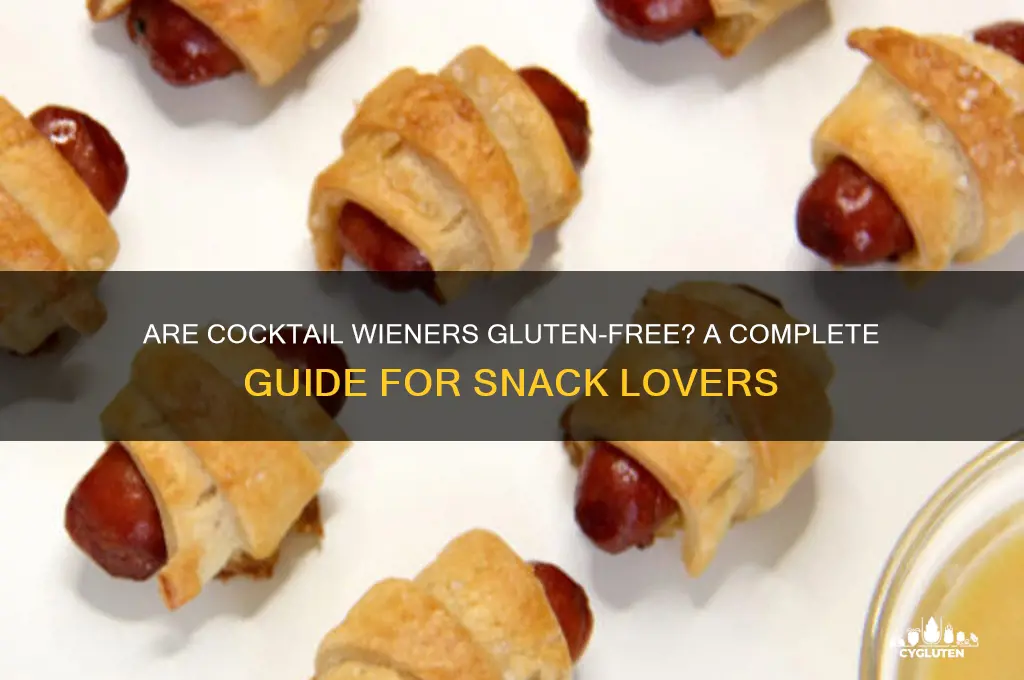 are cocktail wieners gluten free