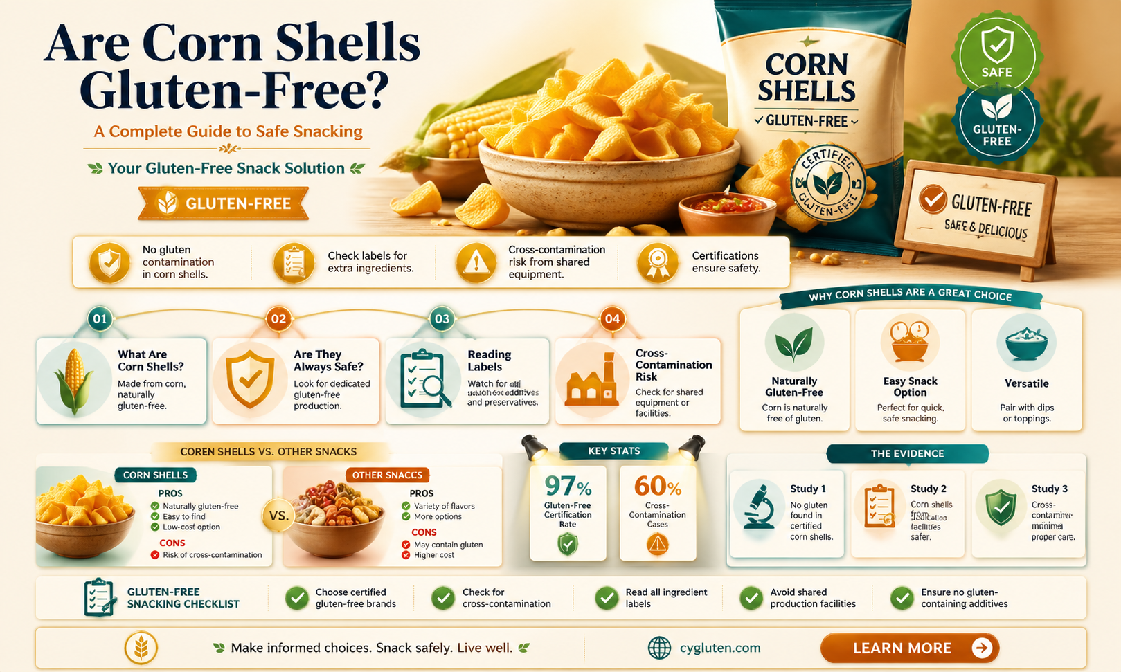 are corn shells gluten free