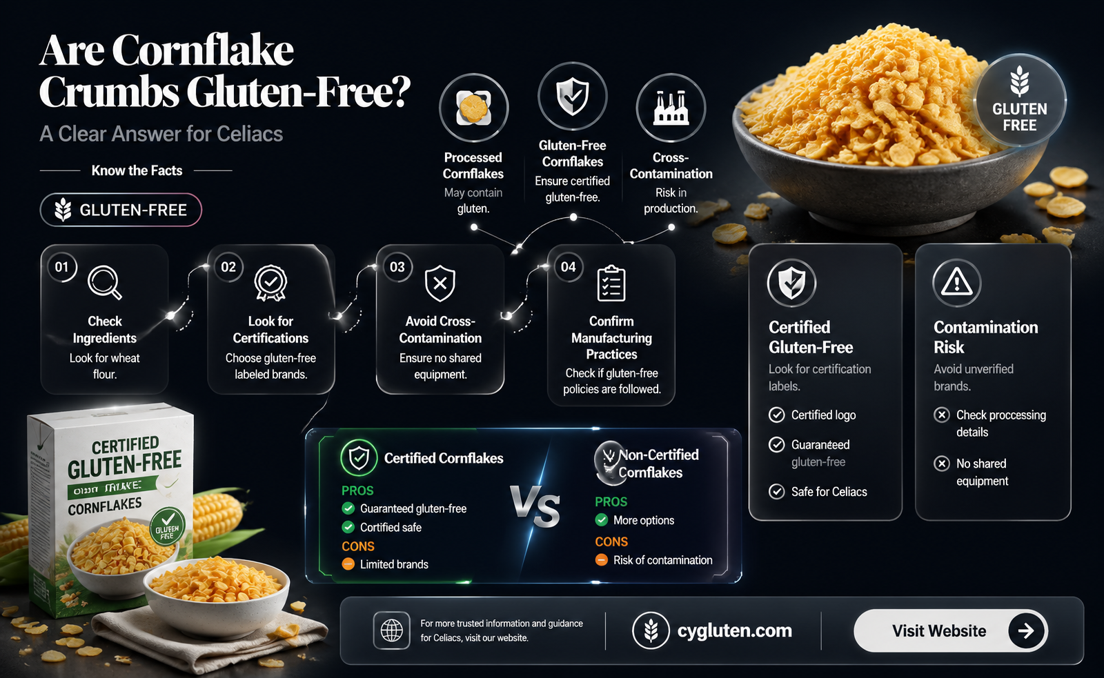 are cornflake crumbs gluten free