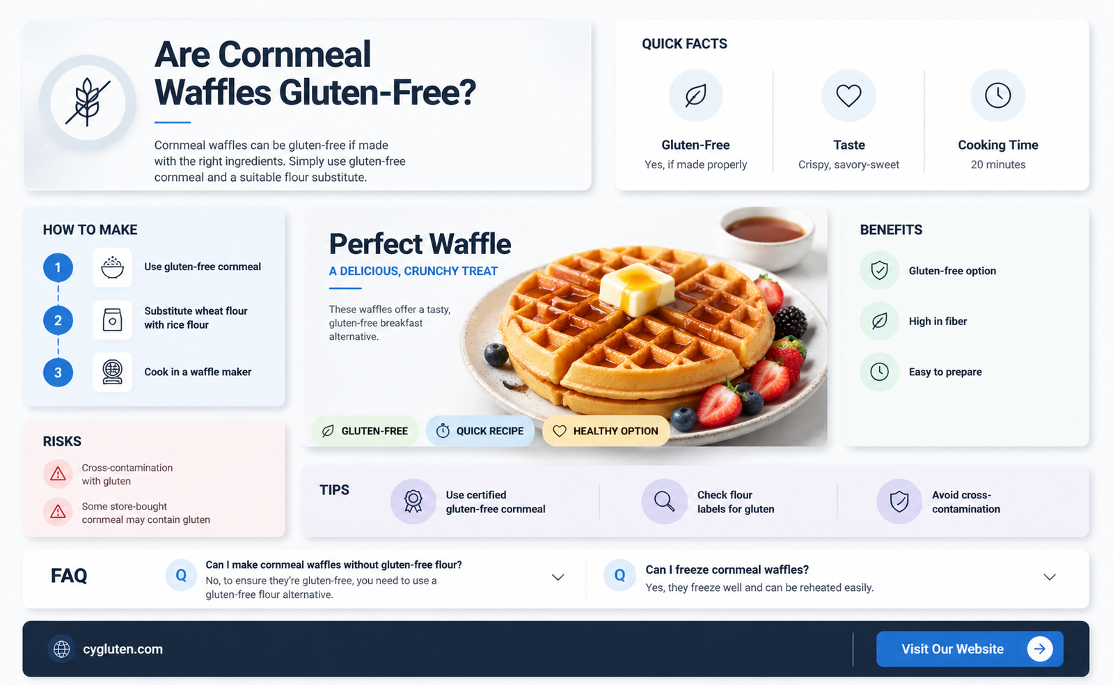 are cornmeal waffles gluten free
