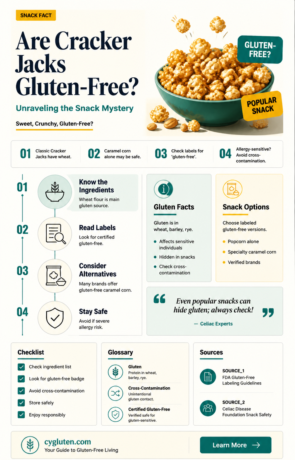 are cracker jacks gluten free