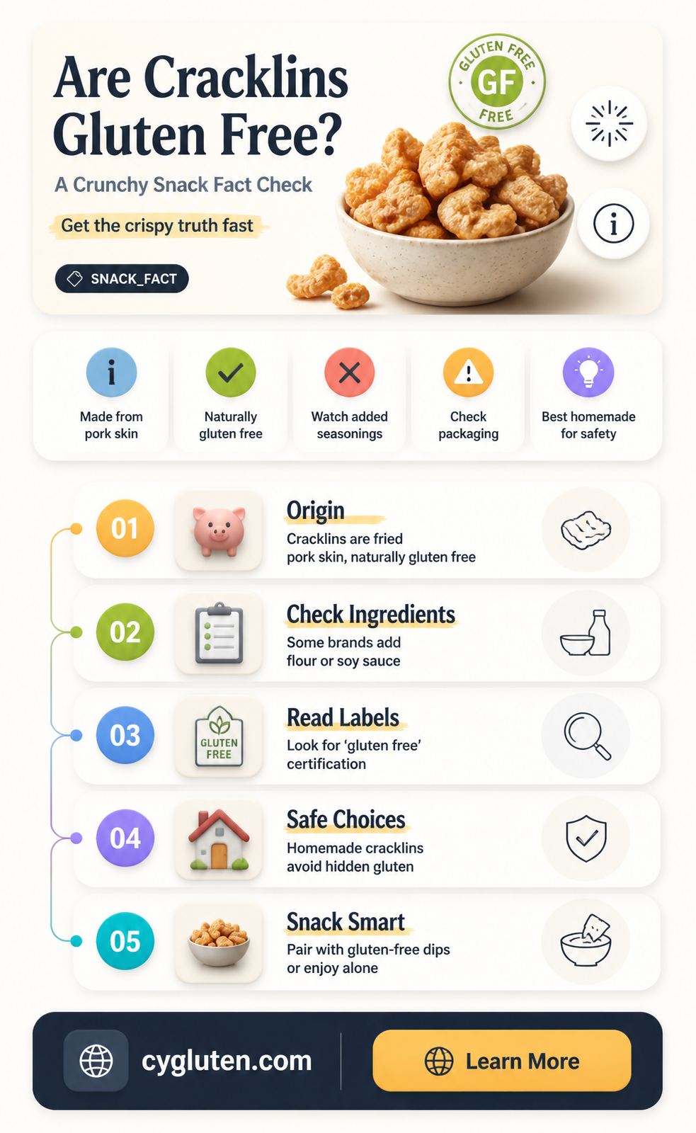 are cracklins gluten free