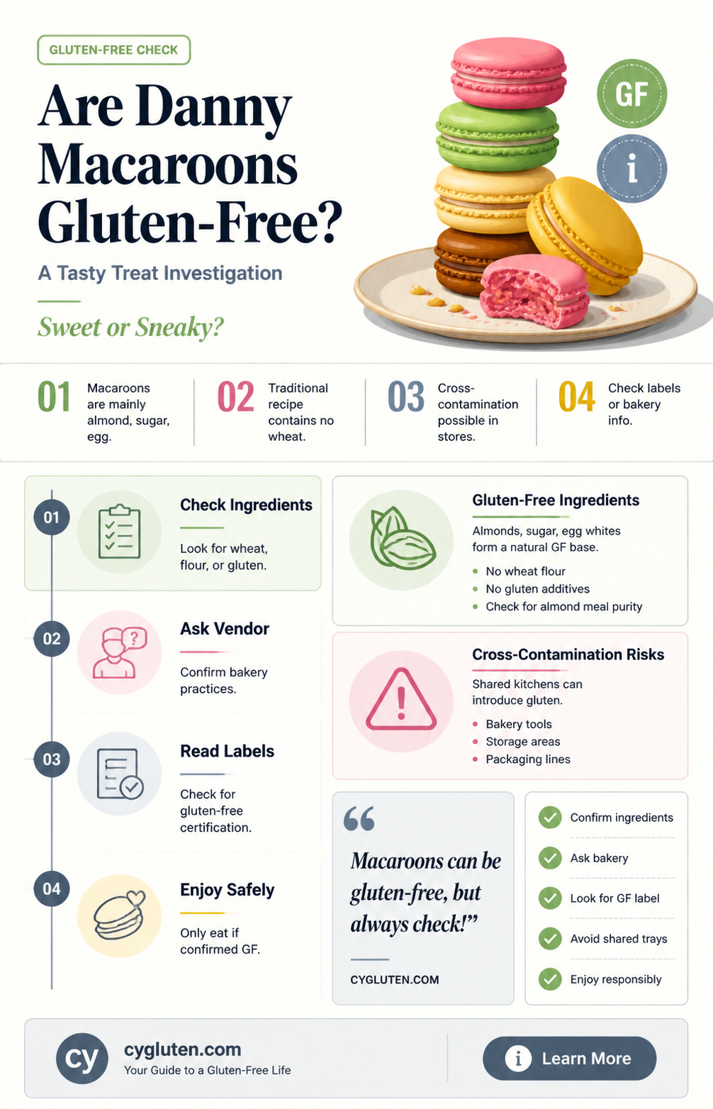 are danny macaroons gluten free