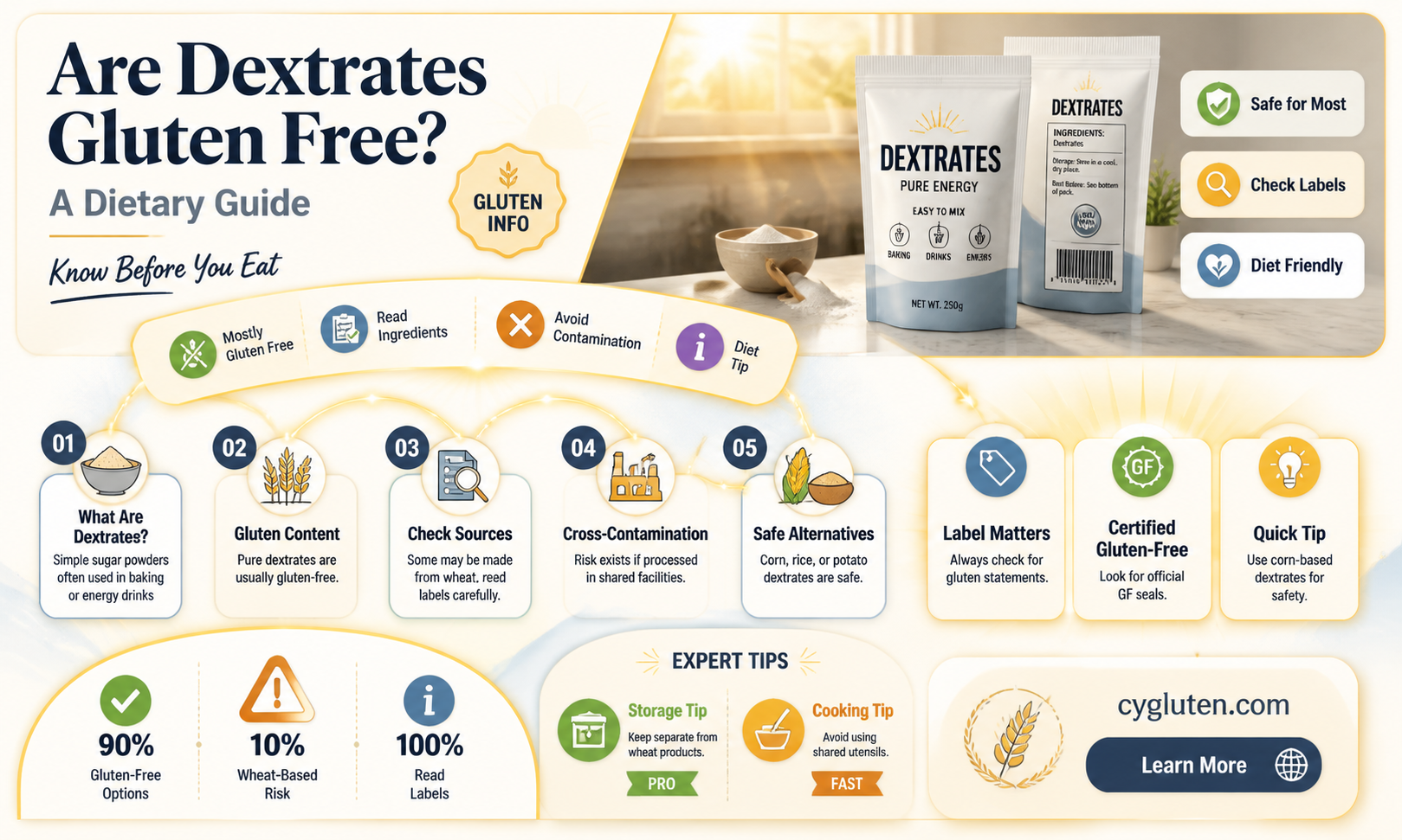 are dextrates gluten free