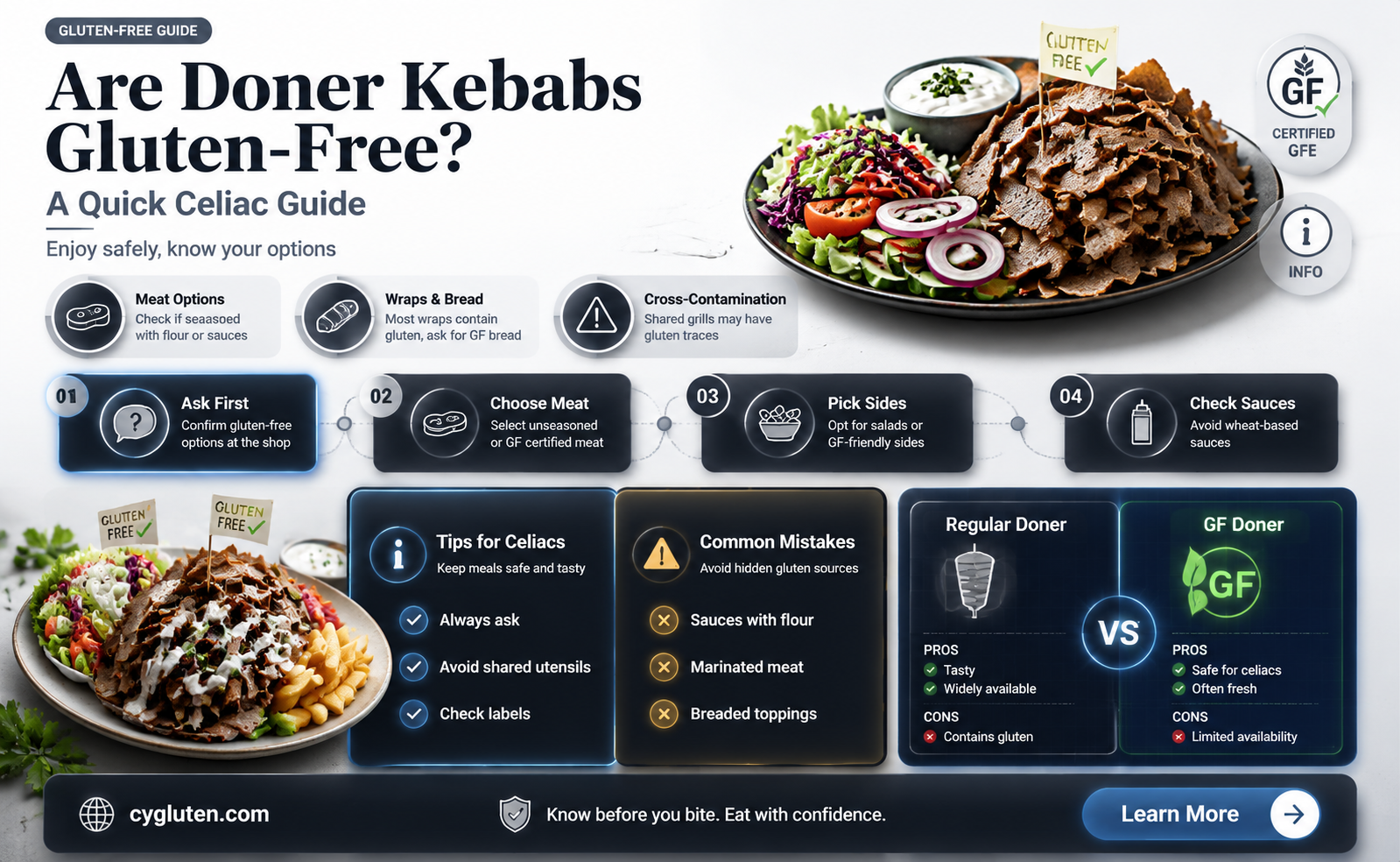 are doner kebabs gluten free