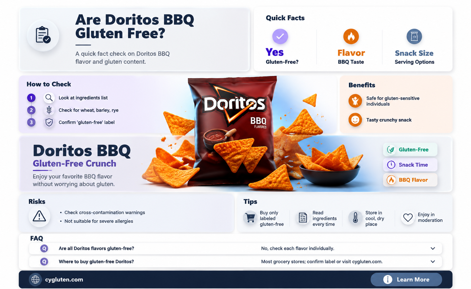 are doritos bbq gluten free