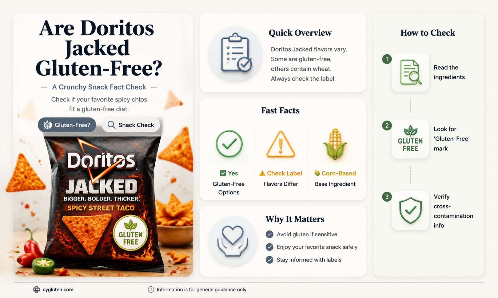 are doritos jacked gluten free