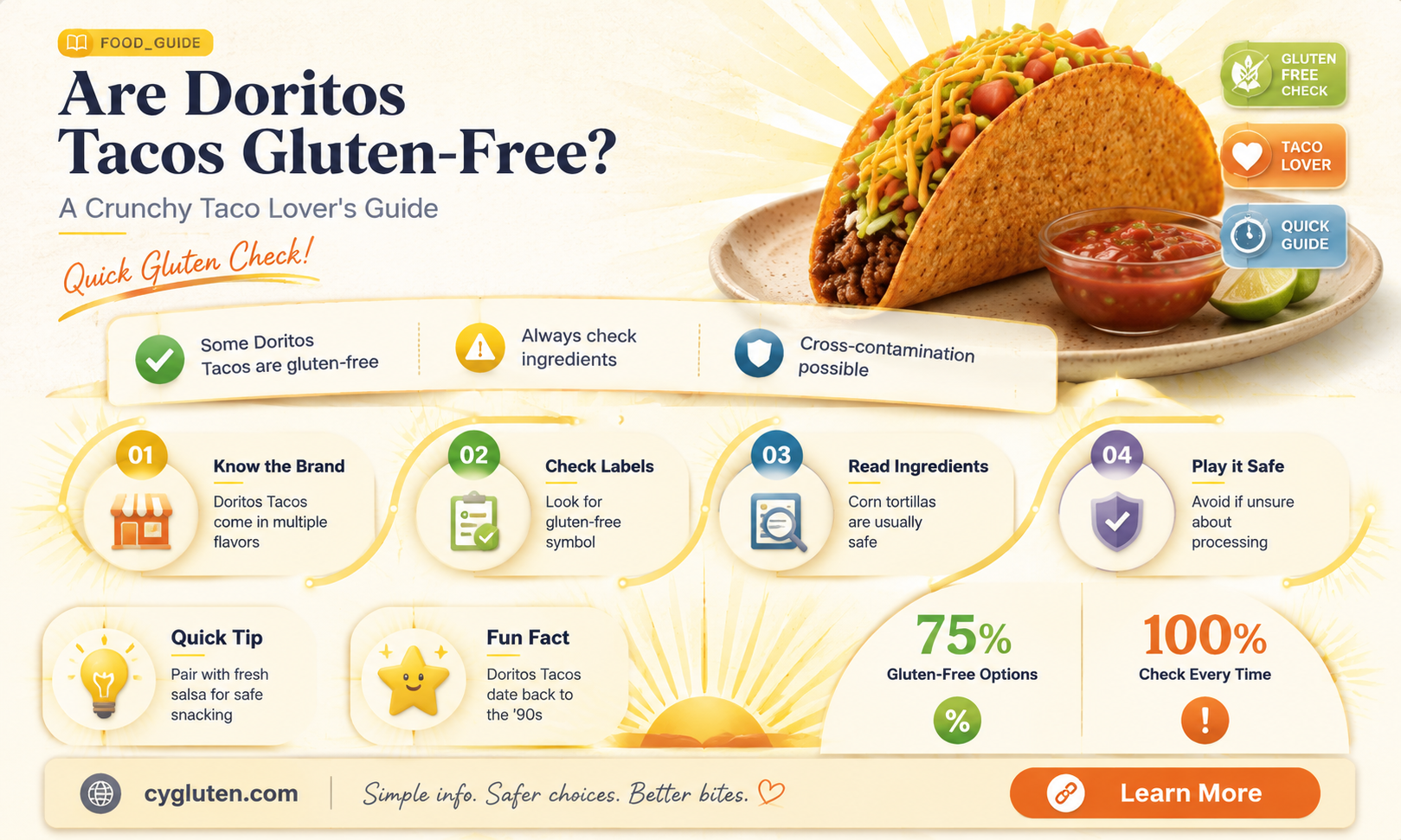 are doritos tacos gluten free