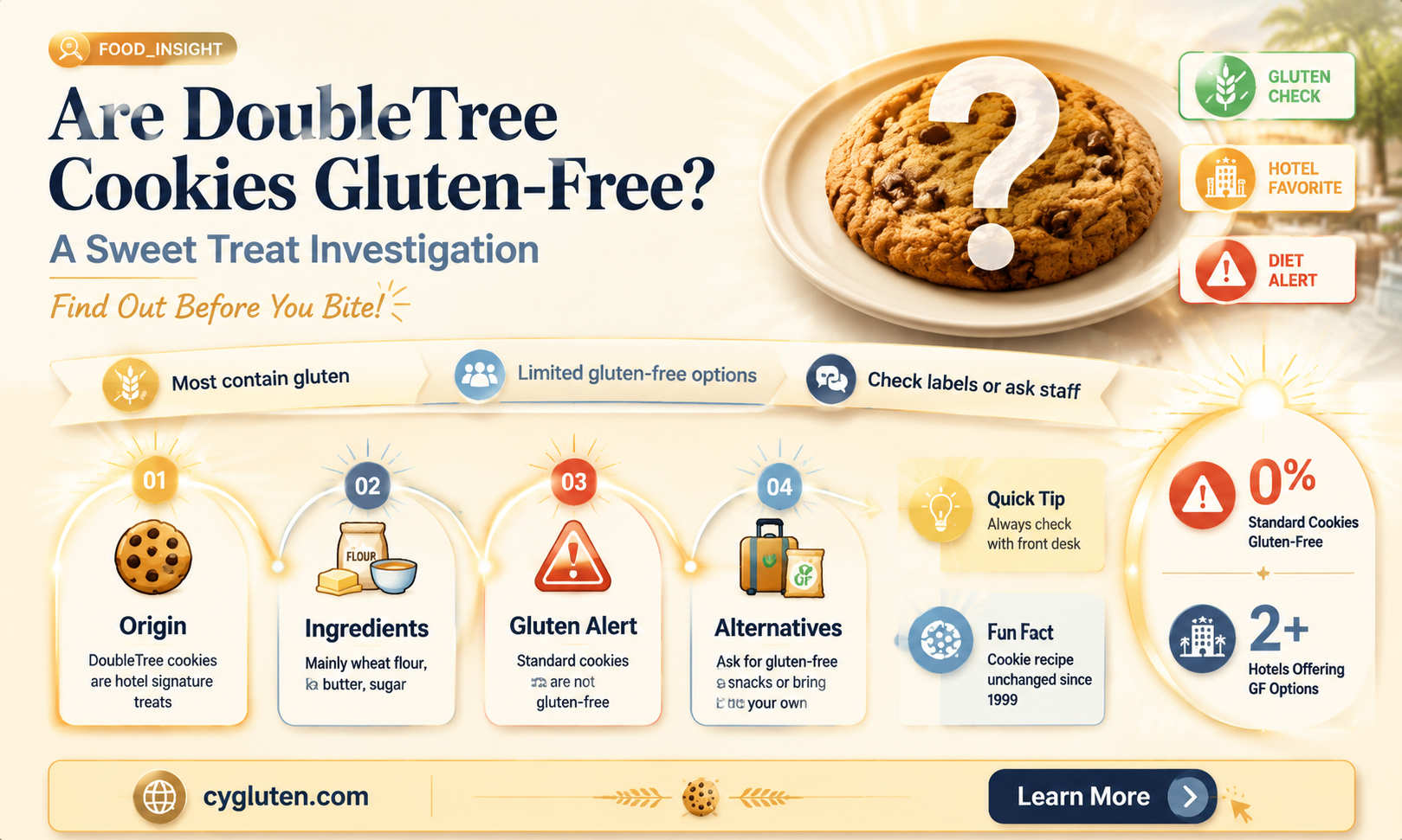 are doubletree cookies gluten free