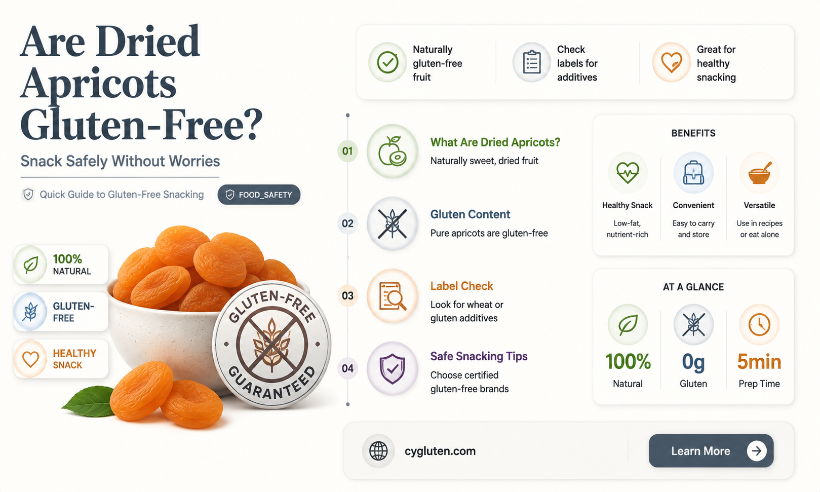 are dried apricots gluten free