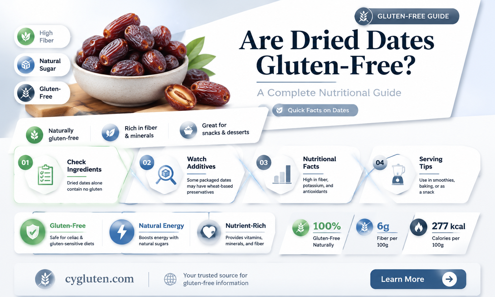 are dried dates gluten free