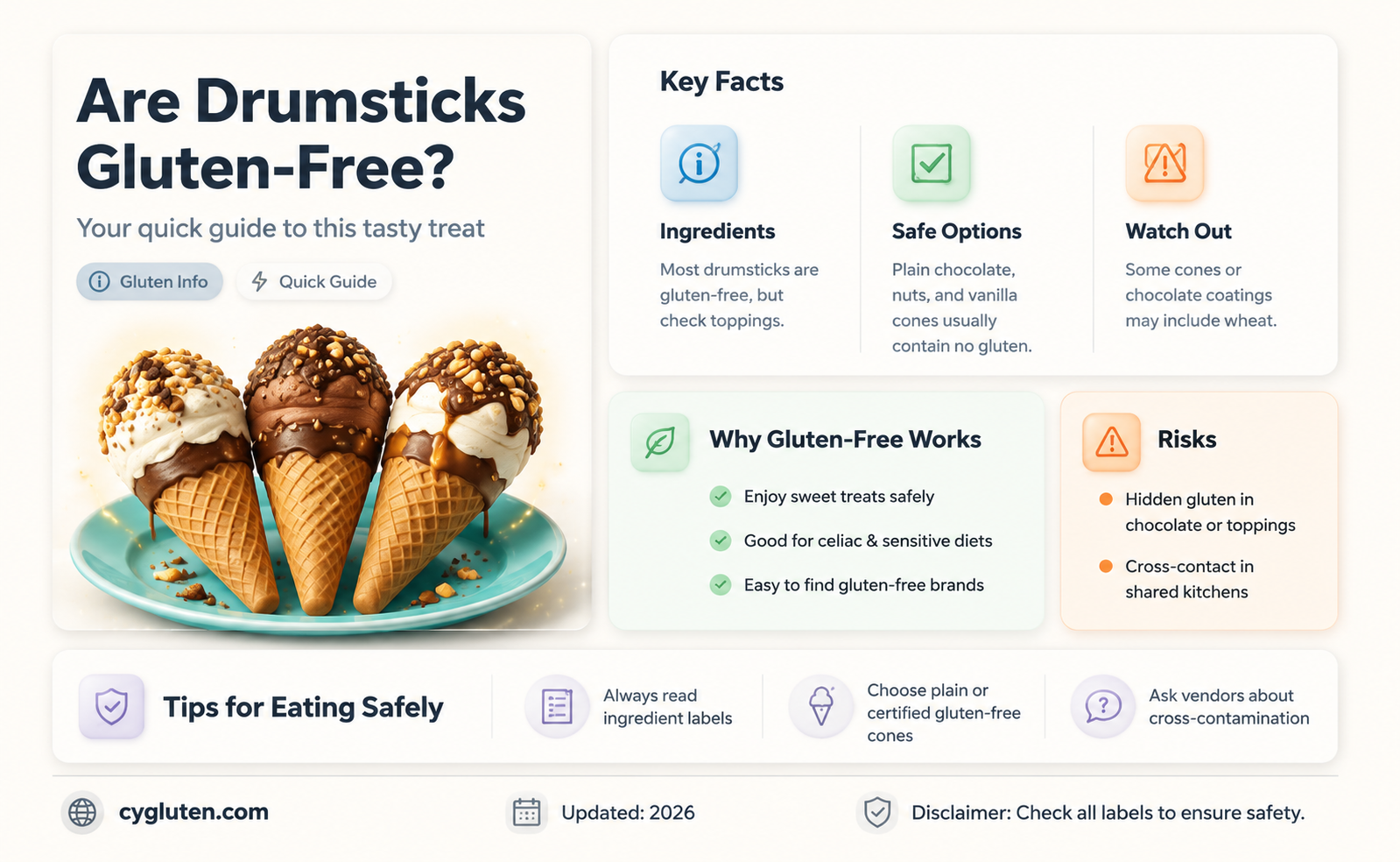 are drumsticks gluten free