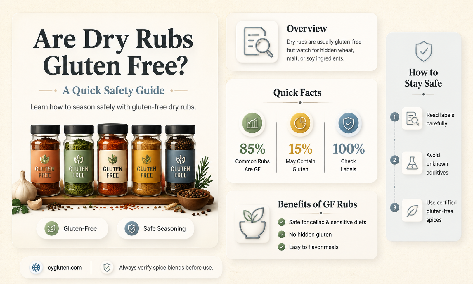are dry rubs gluten free