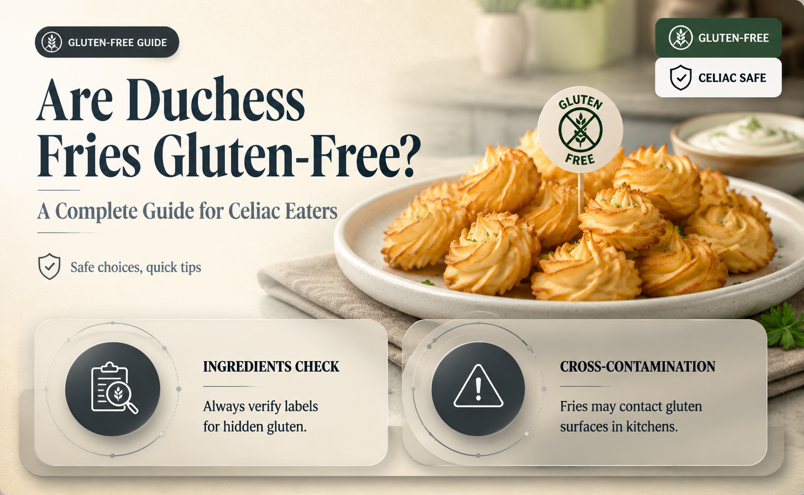 are duchess fries gluten free