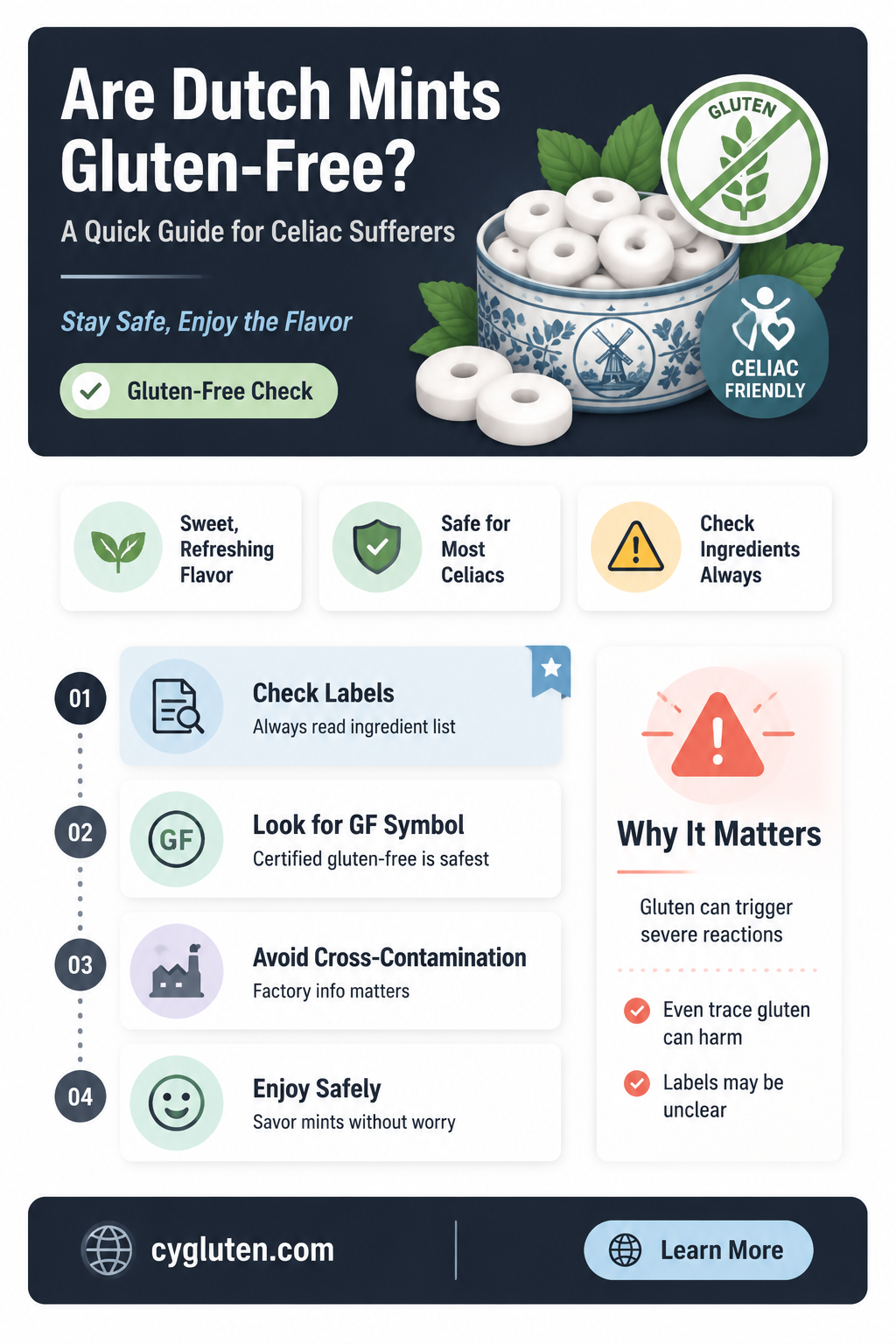 are dutch mints gluten free