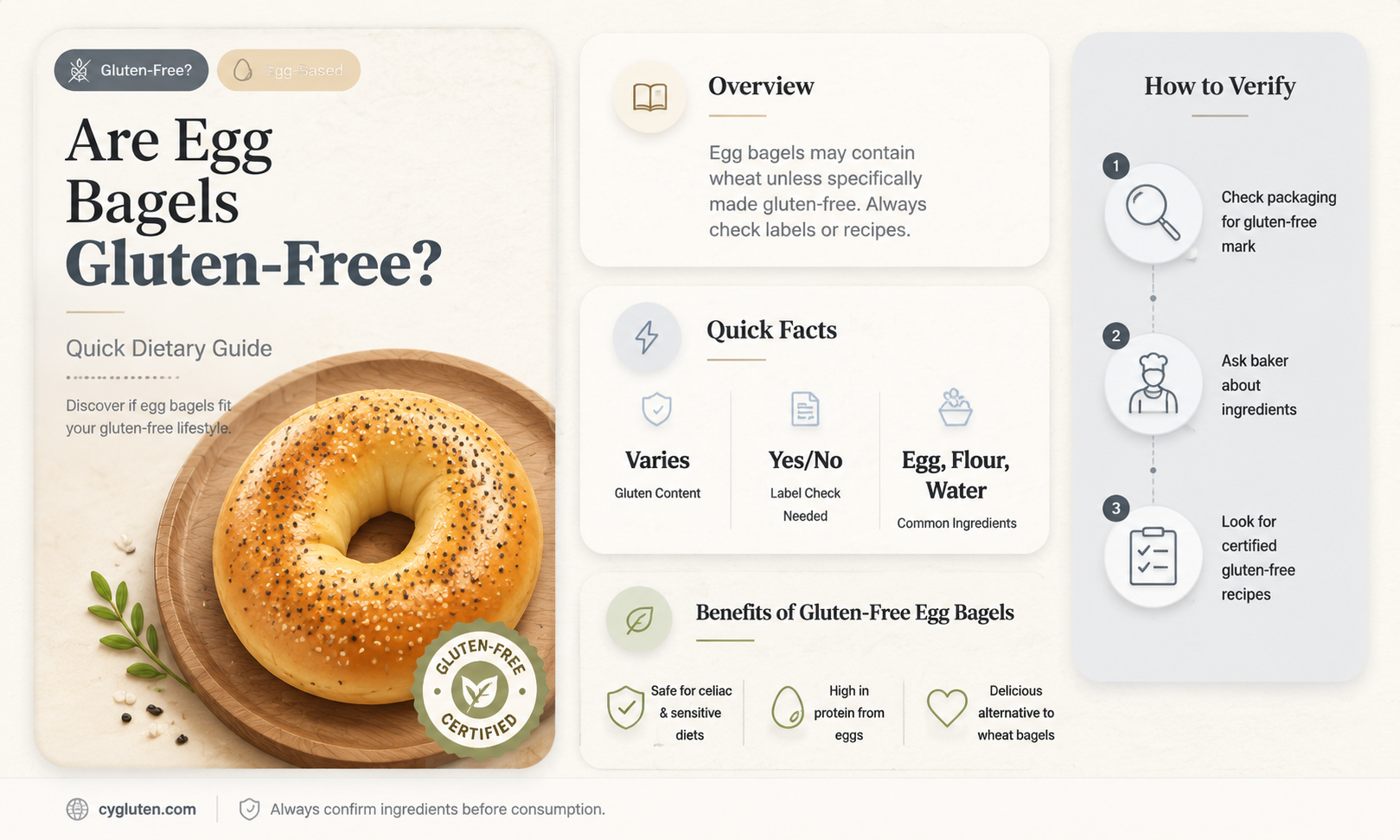are egg bagels gluten free