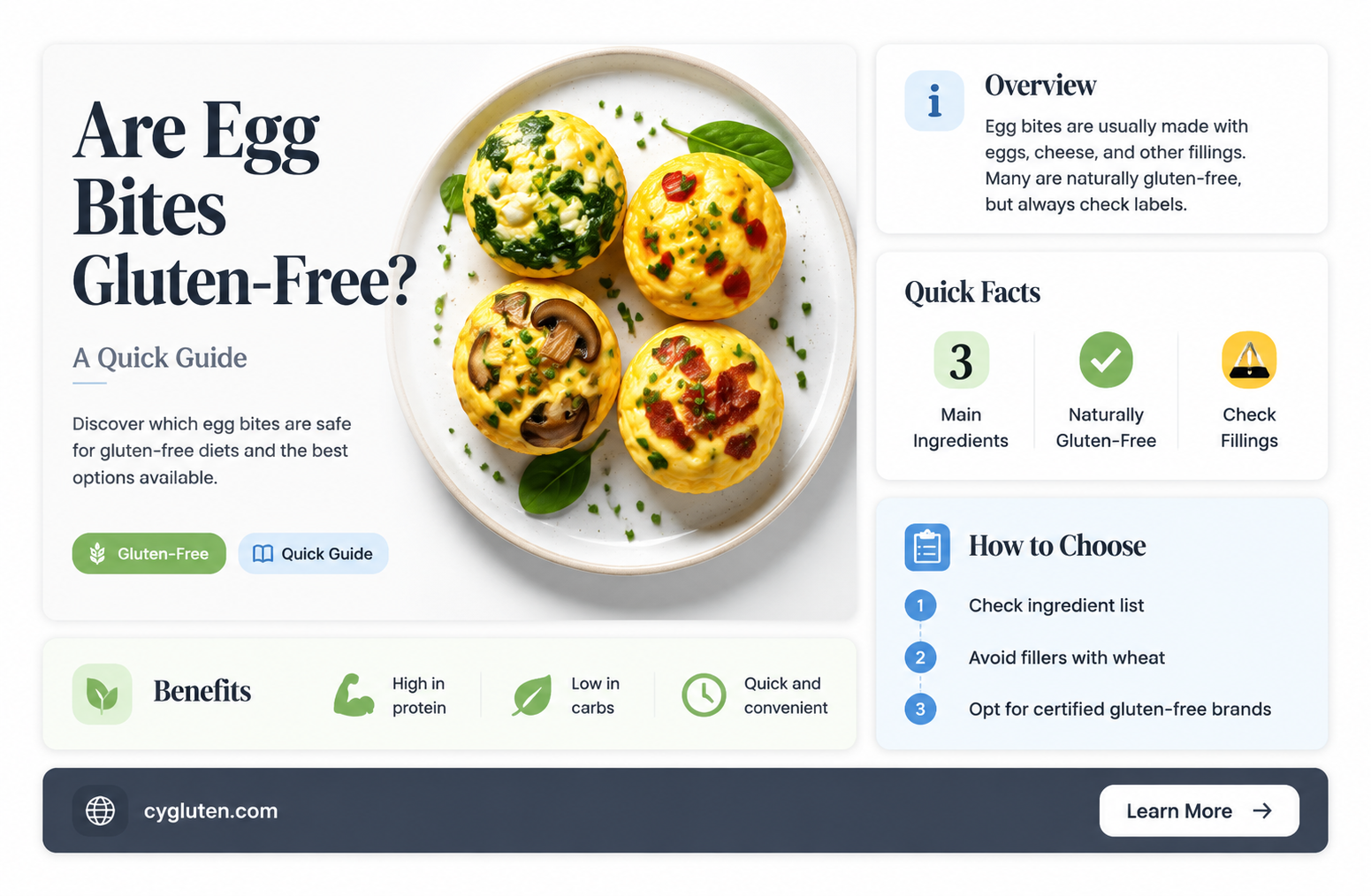 are egg bites gluten free