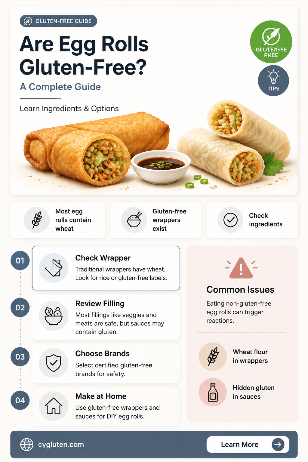 are eggrolls gluten free