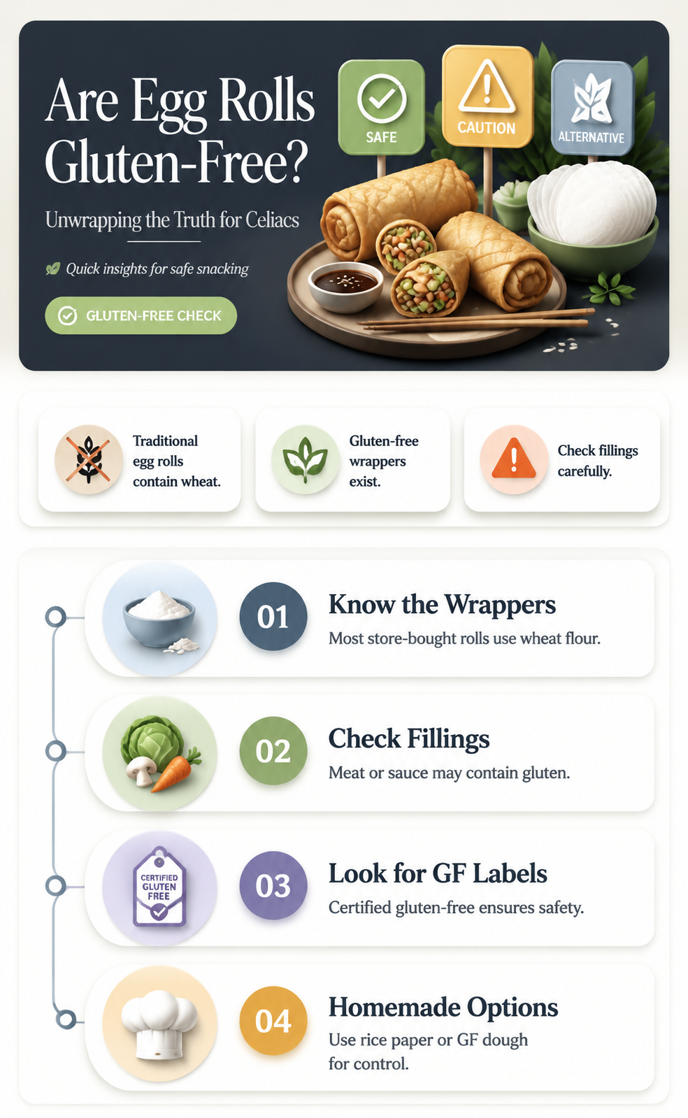 are egg rolls gluten free