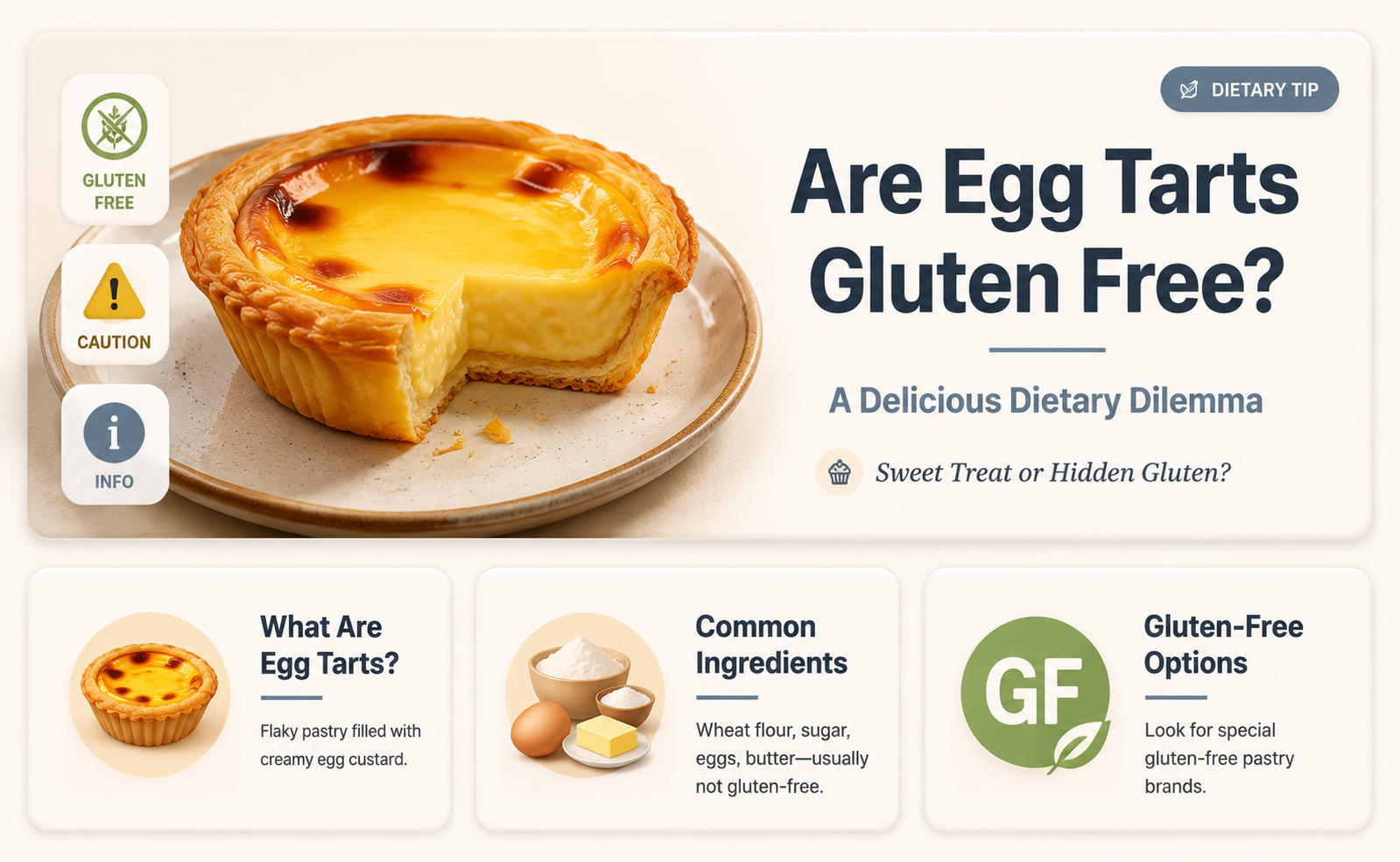 are egg tarts gluten free