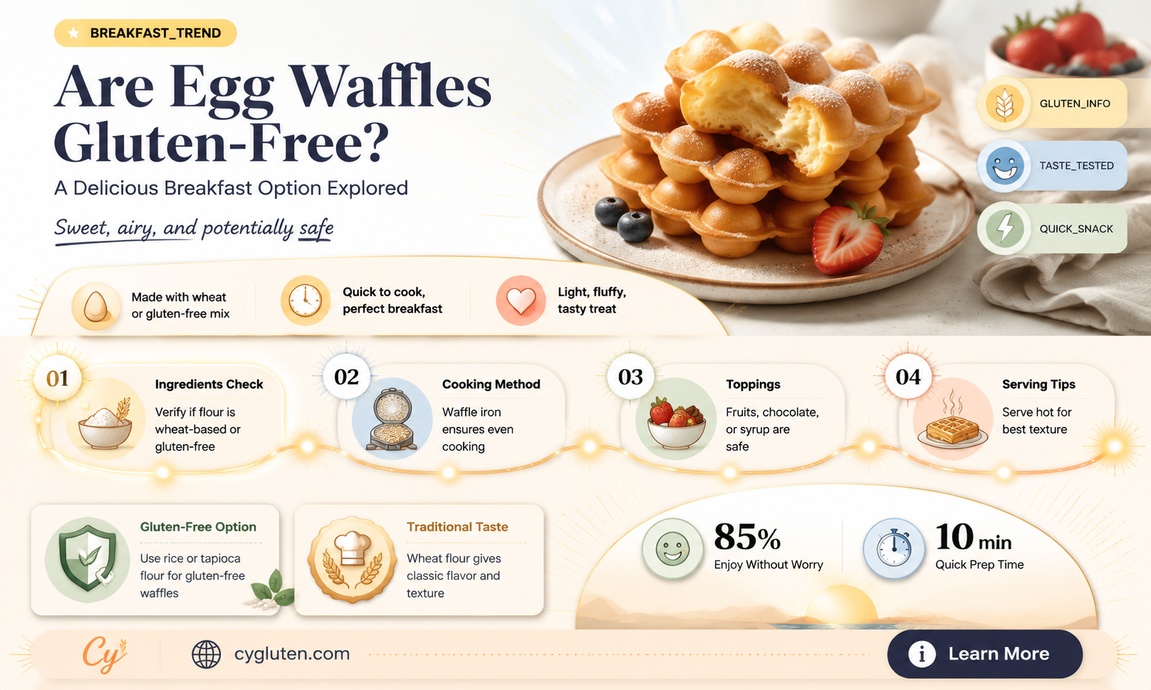 are egg waffles gluten free