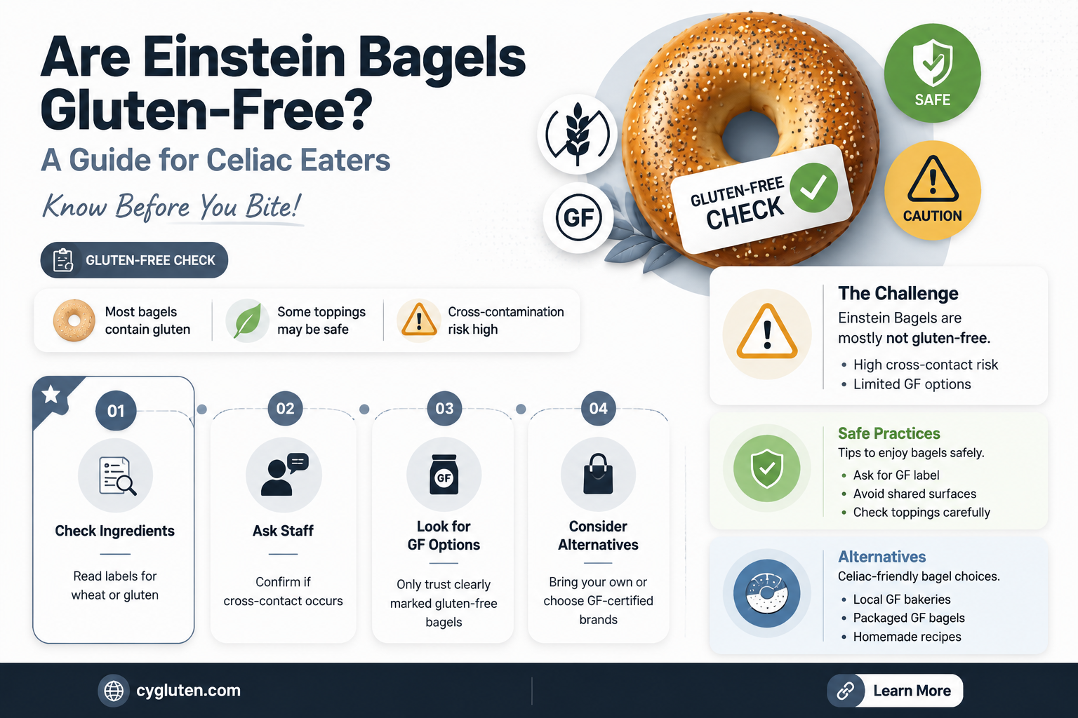 are einstein bagels gluten free