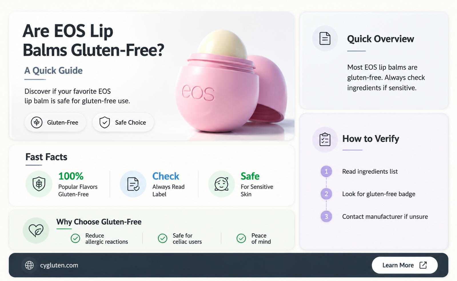 are eos gluten free