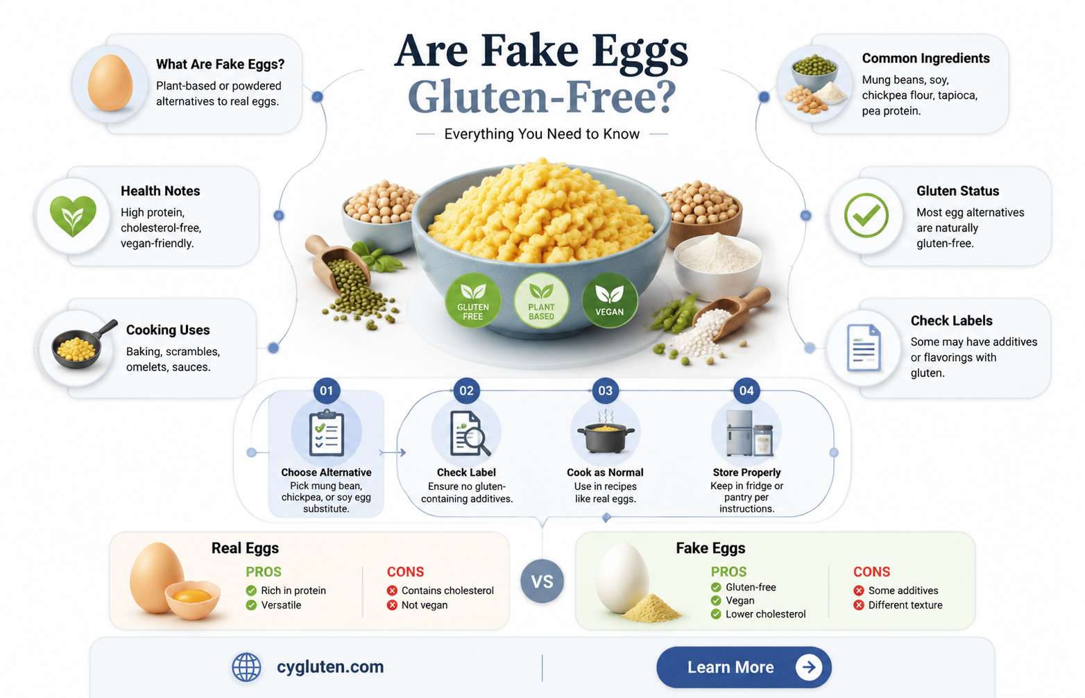 are fake eggs gluten free