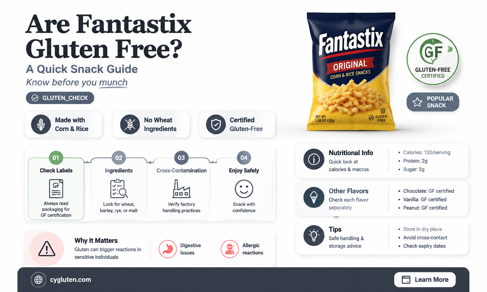 are fantastix gluten free