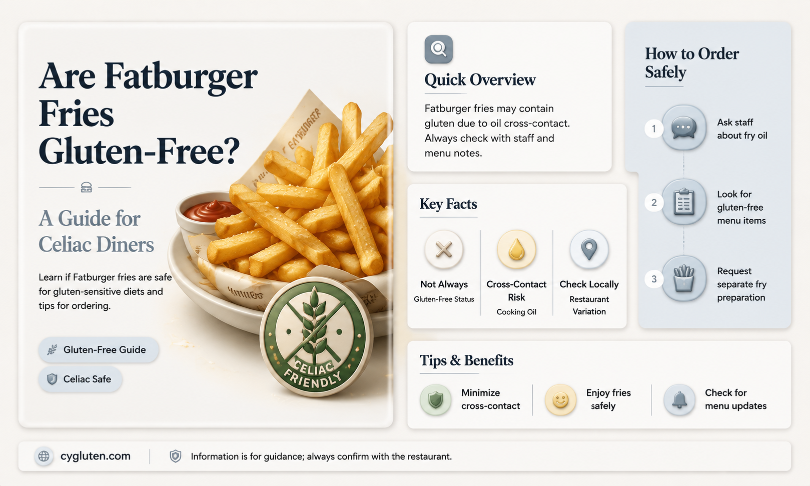 are fatburger fries gluten free