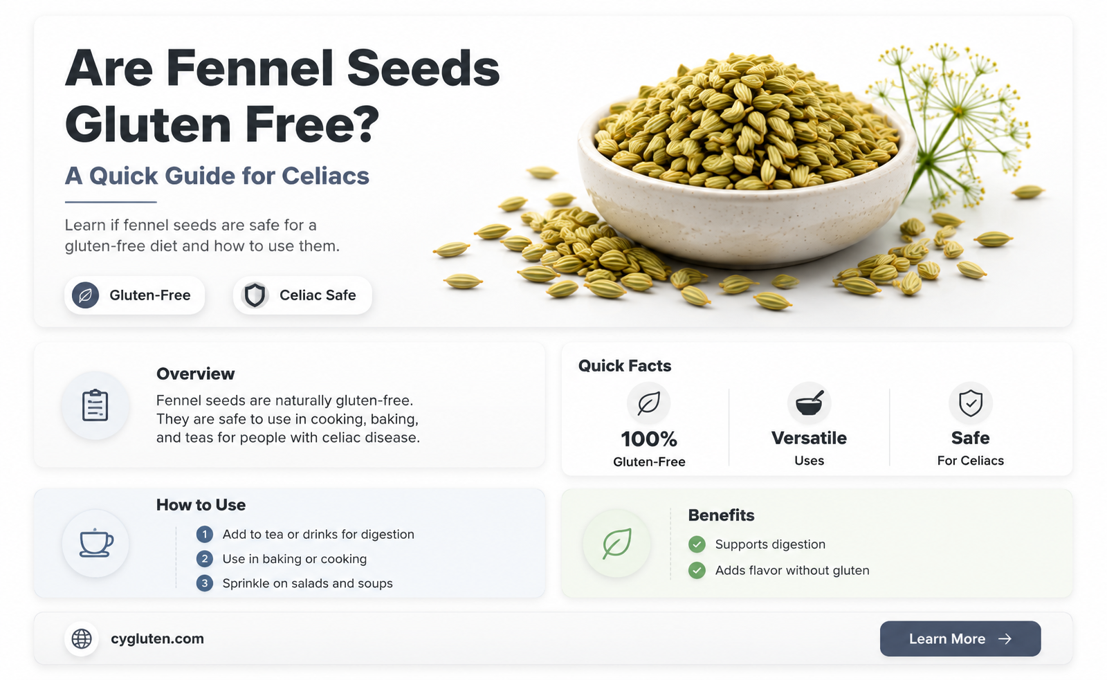 are fennel seeds gluten free