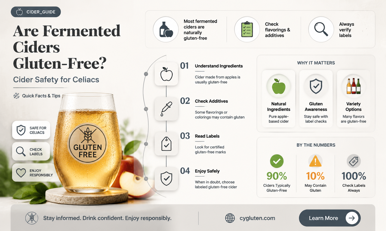 are fermented ciders gluten free