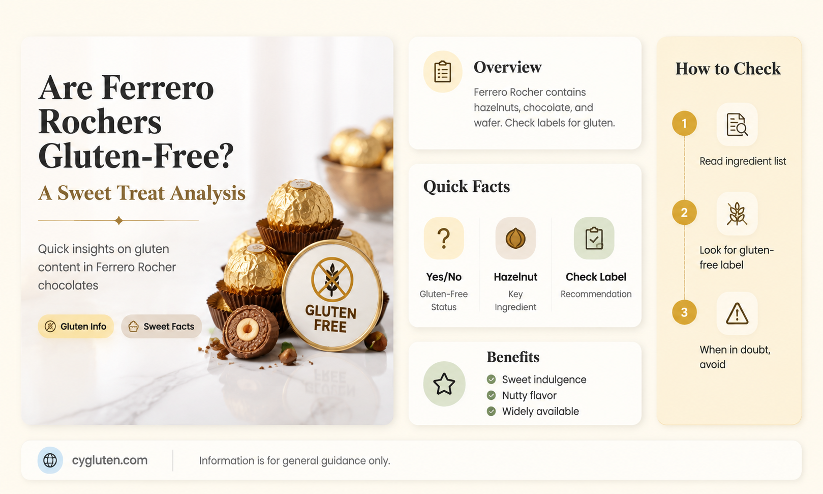 are frerro rochers gluten free