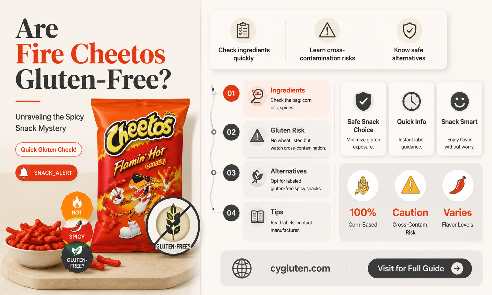 are fire cheetos gluten free