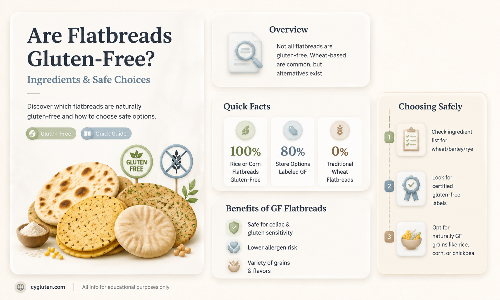 are flat breads gluten free