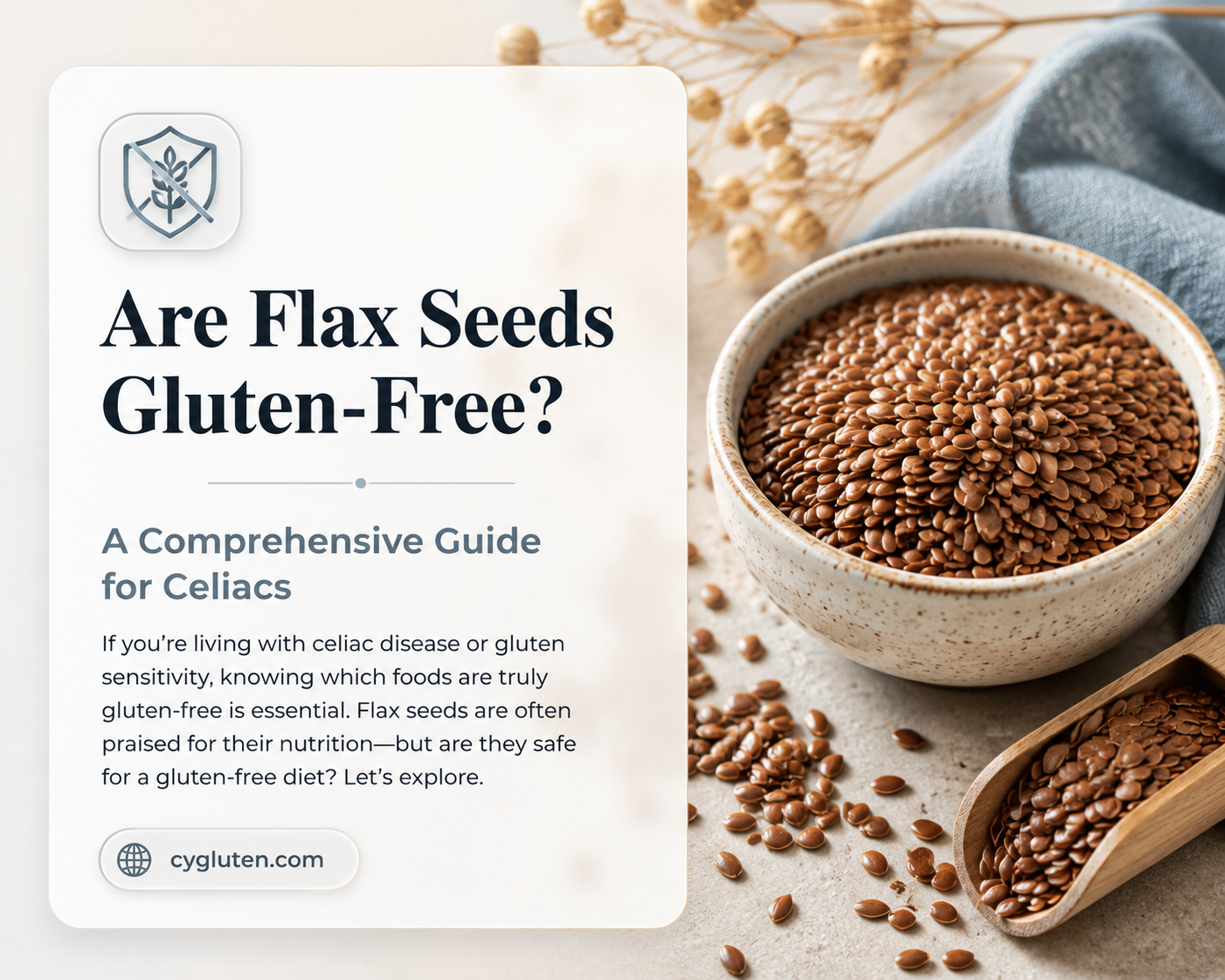 are flax seed gluten free