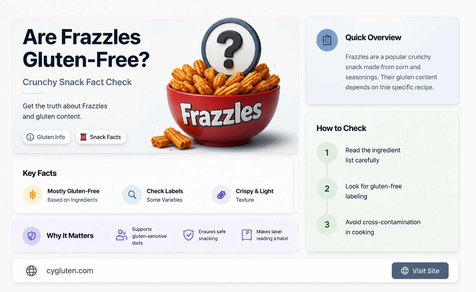 are frazzles gluten free