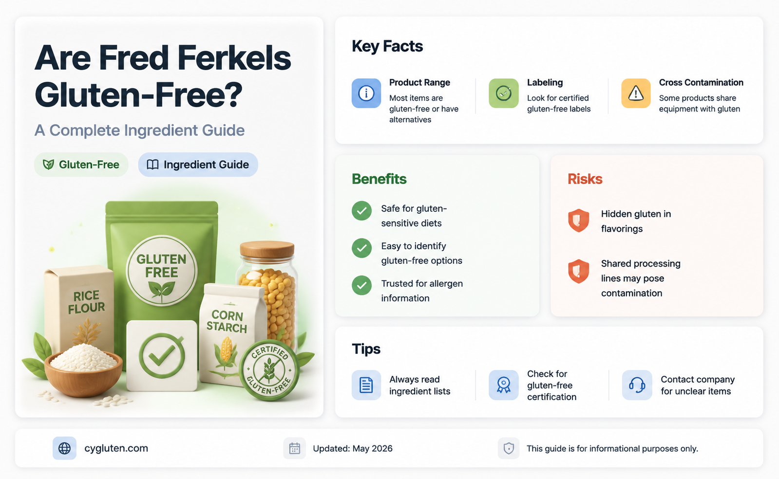 are fred ferkels gluten free