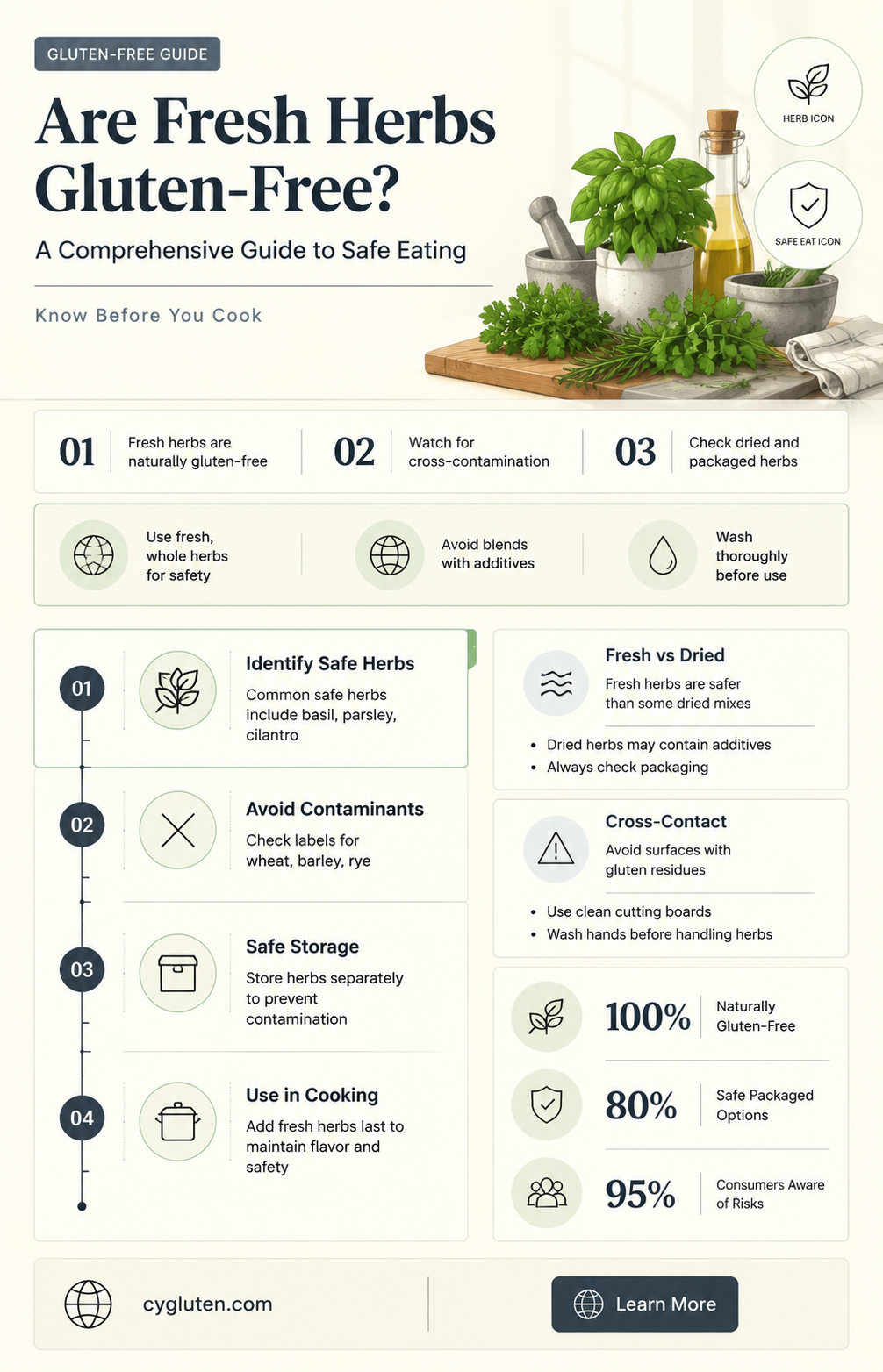 are fresh herbs gluten free