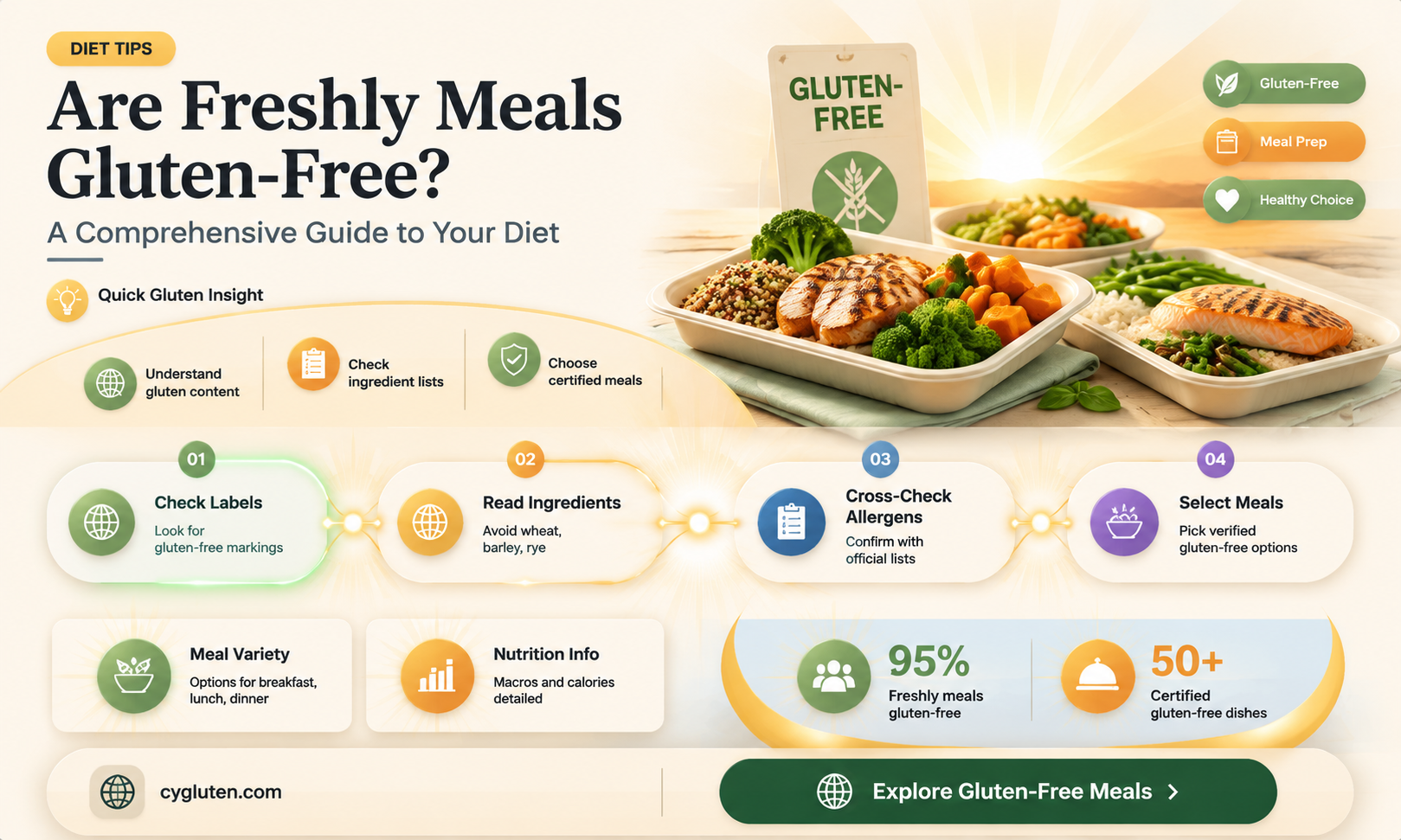 are freshly meals gluten free