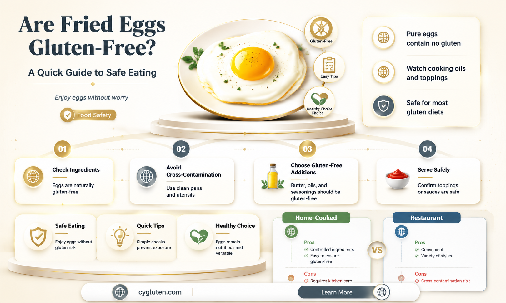 are fried eggs gluten free