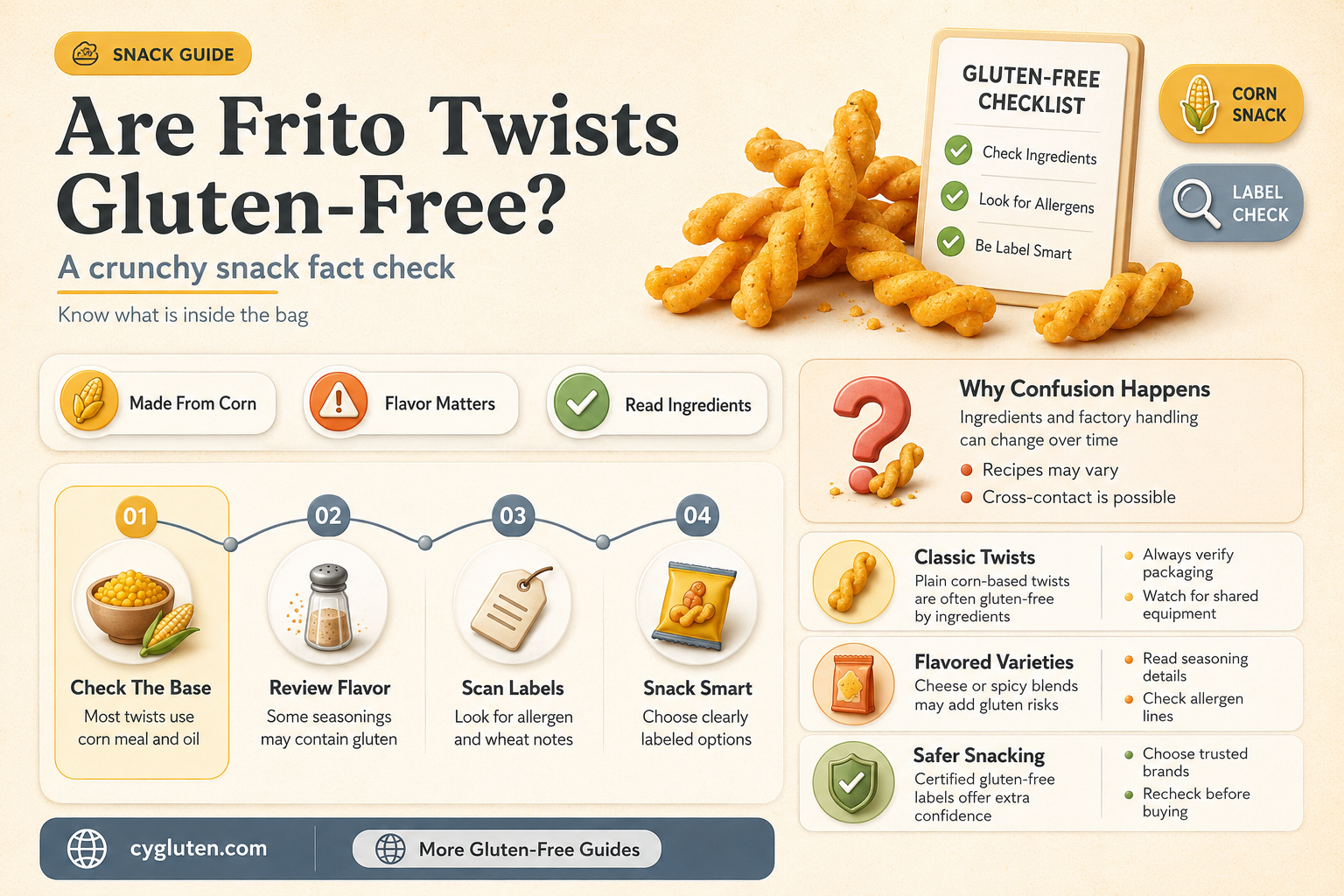 are frito twists gluten free