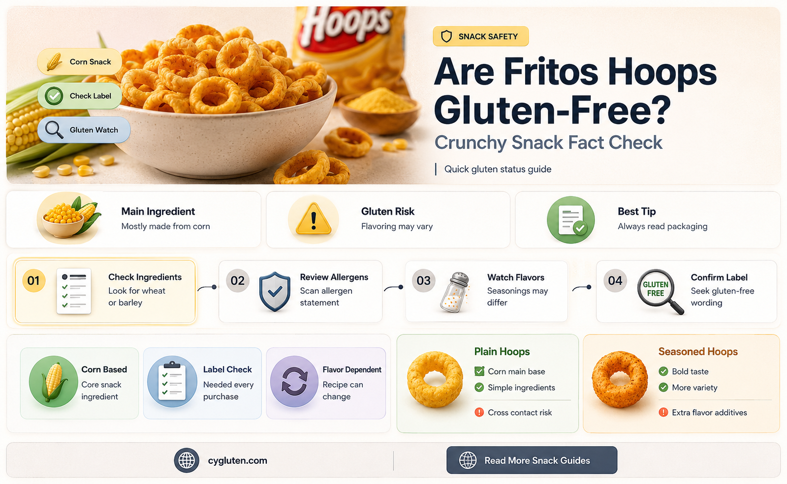 are fritos hoops gluten free