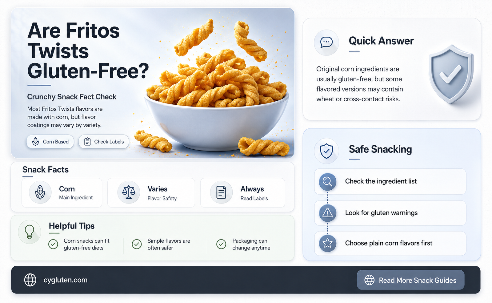 are fritos twists gluten free