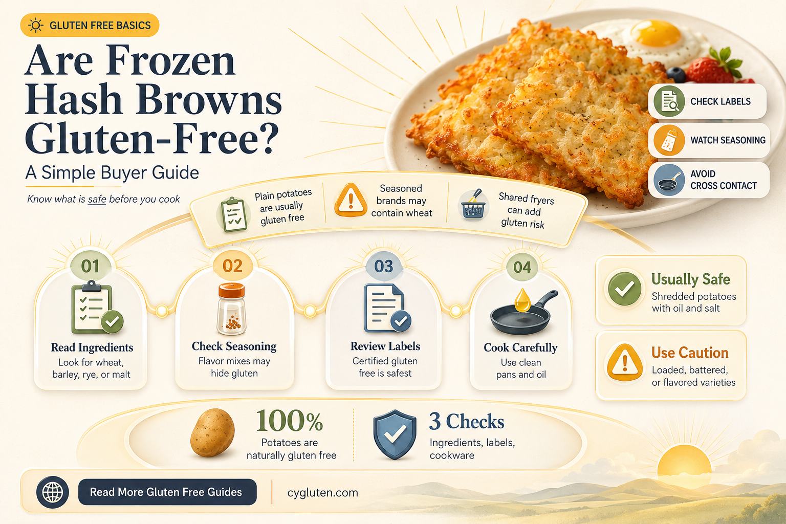are frozen hashbrowns gluten free
