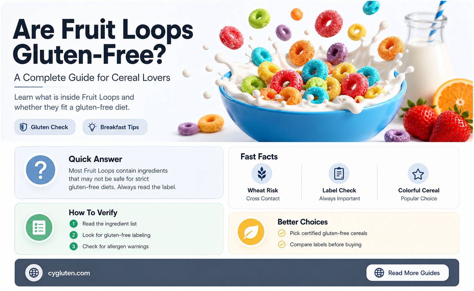 are fruitloops gluten free